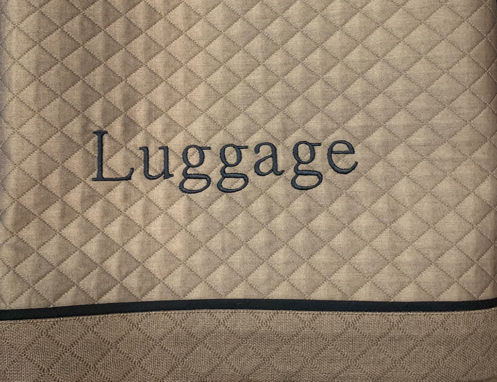 Padded Luggage Mat Pique